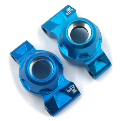 Yeah Racing - Aluminium Rear Hub Set (3deg) Tamiya TT-01E Blue - TATT-040BU