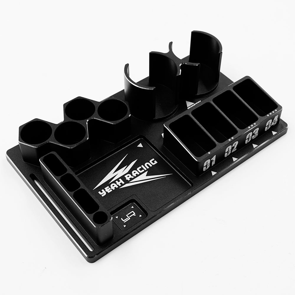 YEAH RACING - RC Aluminum Multi Function Tool Stand For Mini-Z - YT-0217BK