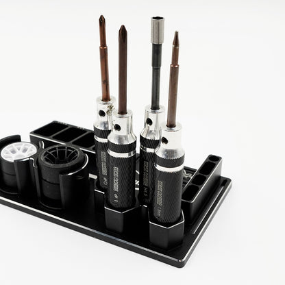 YEAH RACING - RC Aluminum Multi Function Tool Stand For Mini-Z - YT-0217BK
