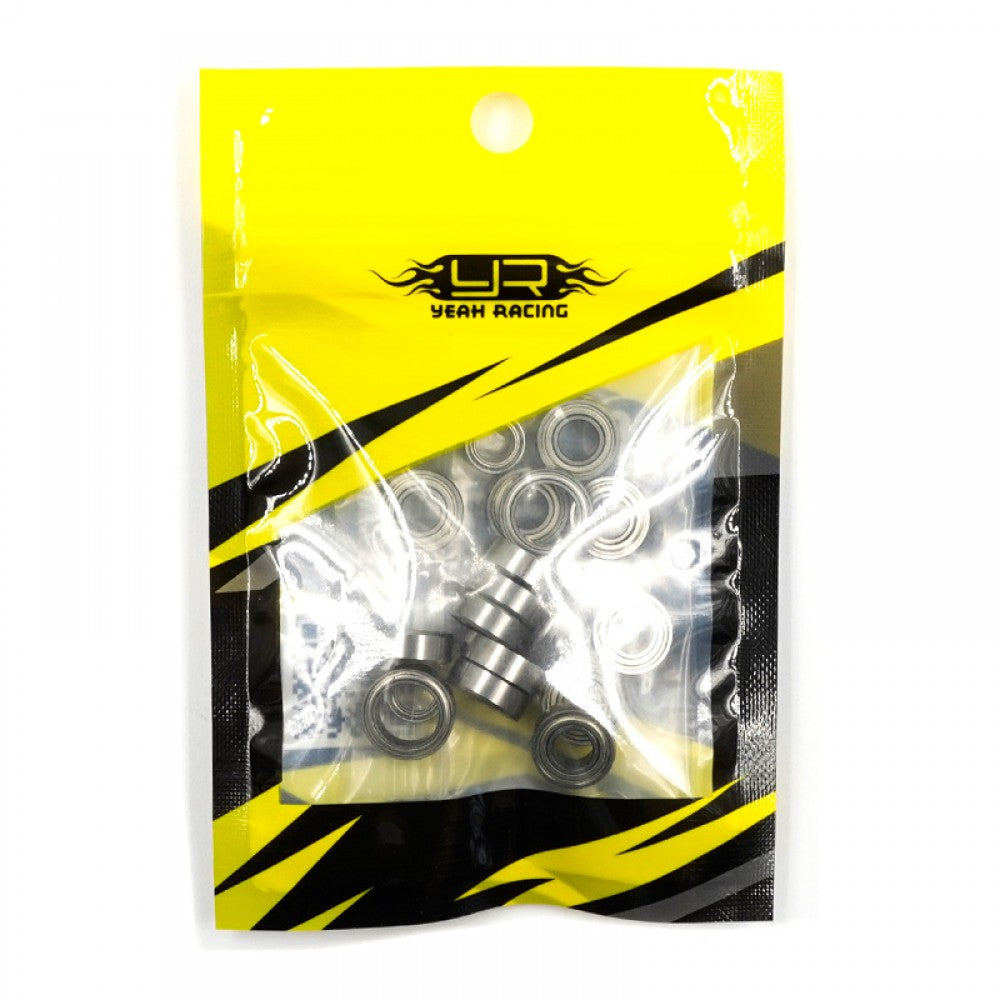 Yeah Racing - Steel Bearings Full Set (20pcs) For Tamiya TT01E - YBS-0004 (Shielded)