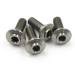 YEAH RACING - 64 GRADE Titanium Servo Lock Screw Set (9mm) 4pcs - YA-0706