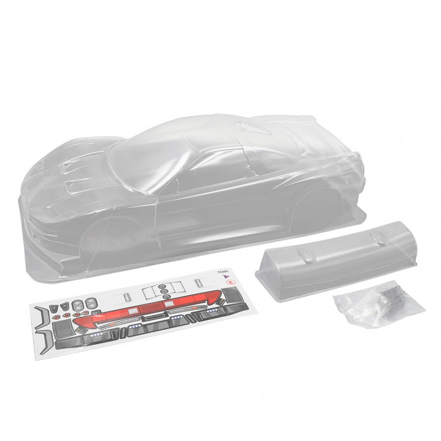 Slidelogy - Honda NSX Body Shell - FITS MTC M-Chassis size (210MM to 225mm Wheel Base / 160mm Wide) - Clear with Masking