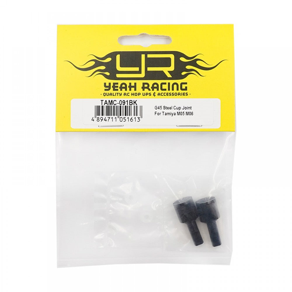Yeah Racing - G45 Steel Diff Outdrive Cup Joint For Tamiya M05, M06, MB01, BT01 - TAMC-091BK