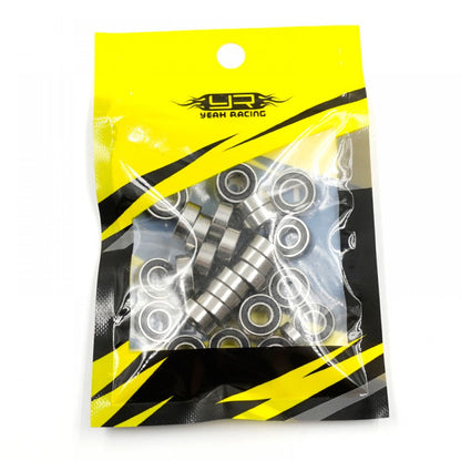 Yeah Racing - Steel Bearing Set (30pcs) For Tamiya 1/14 Twin Axle Tractor Truck King Hauler / Knight Hauler - YBS-0040