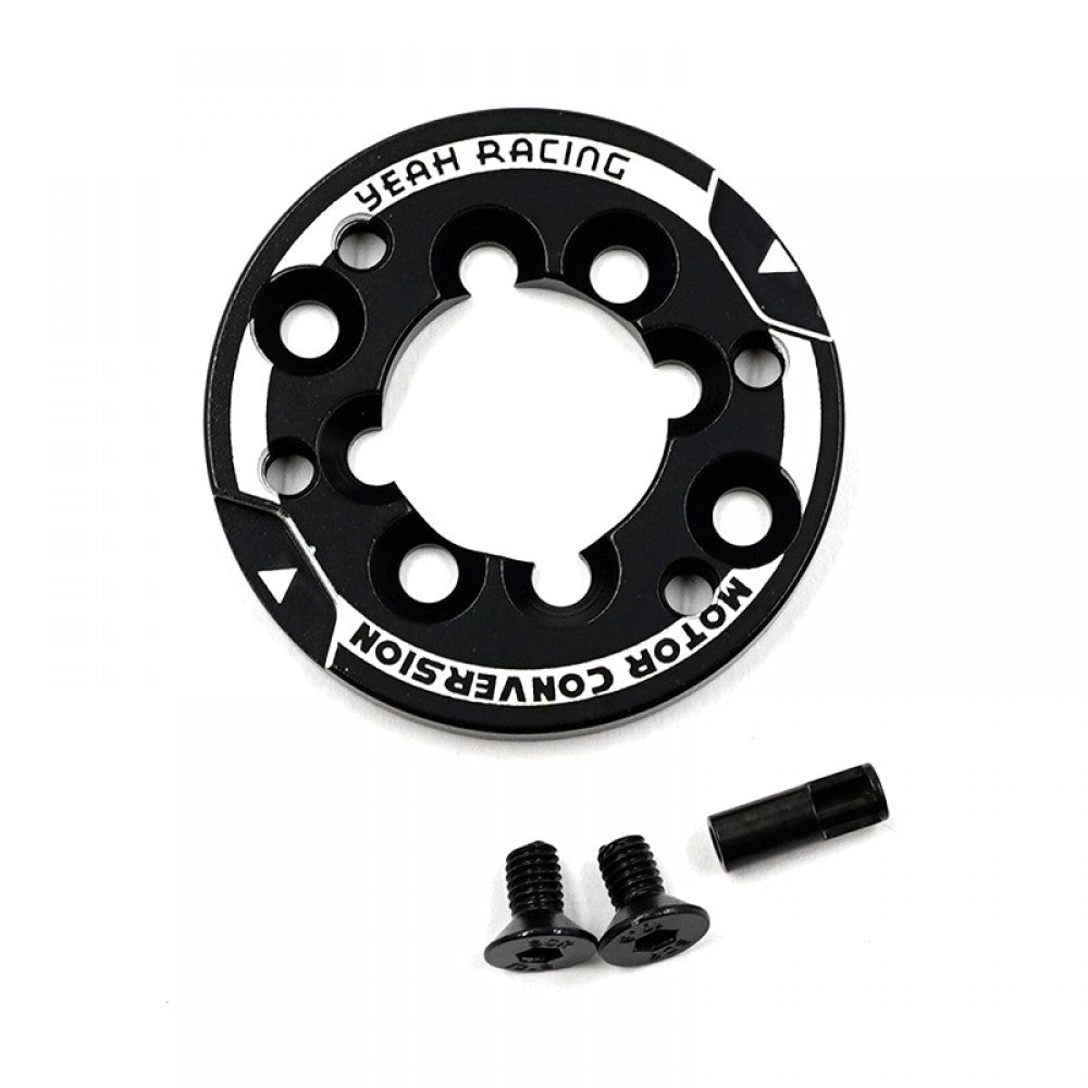 YEAH RACING - Aluminum 540 Motor Mount Conversion For 370 380 Motor - YA-0720BK