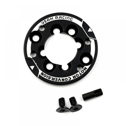 YEAH RACING - Aluminum 540 Motor Mount Conversion For 370 380 Motor - YA-0720BK