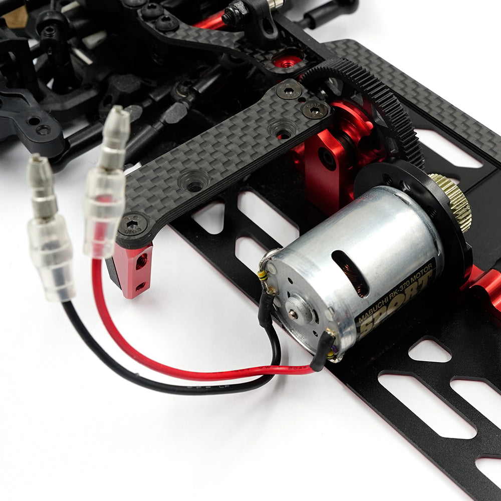 YEAH RACING - Aluminum 540 Motor Mount Conversion For 370 380 Motor - YA-0720BK