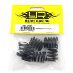 Yeah Racing - 50mm Big Bore Go Spring Set (12x springs - 3x rates) - BBG-014BK (Big Bore Shocks Only)