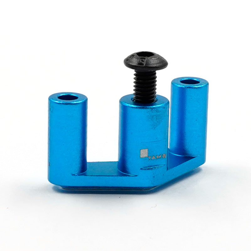 YEAH RACING - Aluminum Steering Post Mount For Tamiya MB01 BT01 - TAMB-003BU