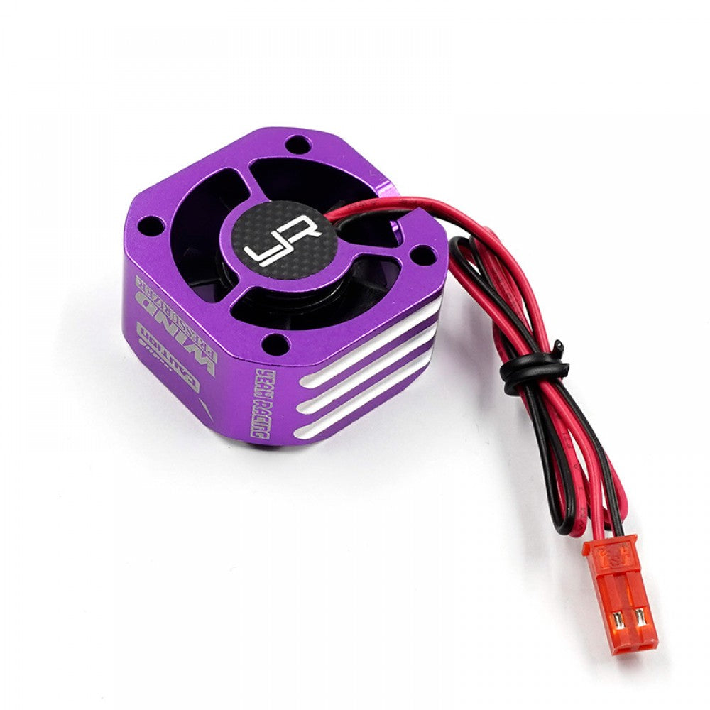 Yeah Racing - RC ALLOY 8.4V MAX Case 30mm Booster Cooling Fan Purple - YA-0576PP