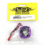 Yeah Racing - RC ALLOY 8.4V MAX Case 30mm Booster Cooling Fan Purple - YA-0576PP