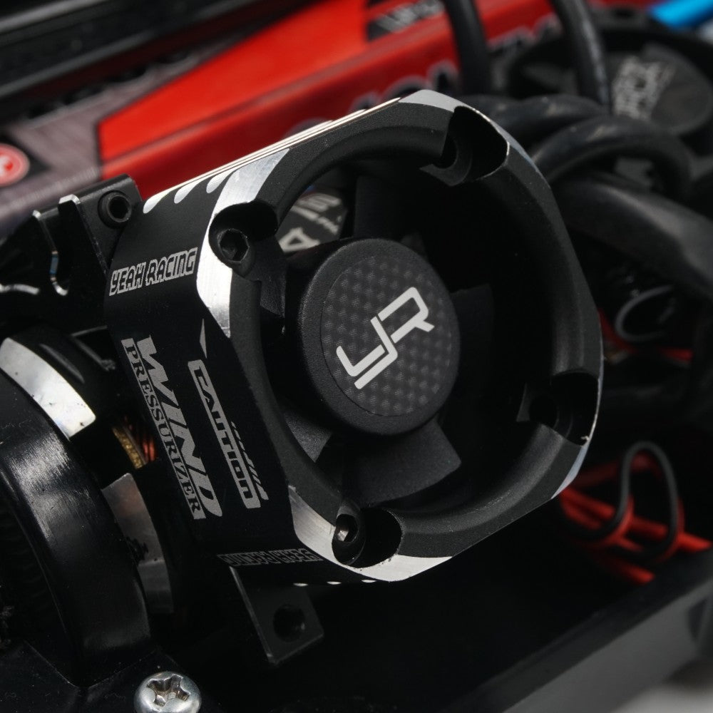 Yeah Racing - RC ALLOY 8.4V MAX Case 30mm Booster Cooling Fan Purple - YA-0576PP