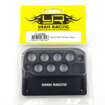 YEAH RACING - Aluminium Mini Tool Wrench Stand & Parts Tray (14.5mm Handle Hole x 7 pcs) (TOOLS NOT INCLUDED) YT-0253BK