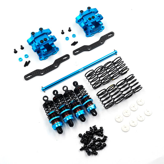 YEAH RACING - Aluminum Performance Damper Upgrade Set For Tamiya TT02 - TATT-S07BU