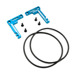 Yeah Racing - Aluminum Short Battery (shorty) Holder Set For Tamiya TT02 Series - TATT-075BU