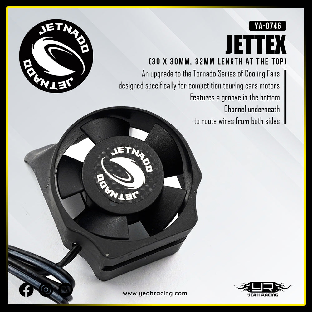 Yeah Racing - Jetnado Jettex 300 Shrouded Super High Speed Fan 30mm - YA-0746BK