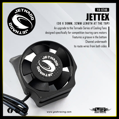 Yeah Racing - Jetnado Jettex 300 Shrouded Super High Speed Fan 30mm - YA-0746BK