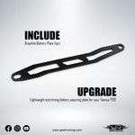 Yeah Racing - Graphite Battery Plate For Tamiya TT02 Series -  TATT-078BK