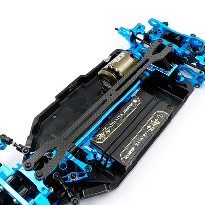 YEAH RACING - 2.2mm Graphite Upper Deck For Tamiya TT02 Series - TATT-079BK