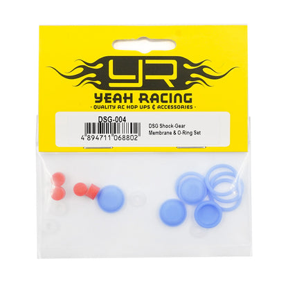 YEAH RACING - DSG Shock-Gear Membrane & O-Ring Set - DSG-004 (TT01E EURO TRUCK SHOCK REBUILD KIT)
