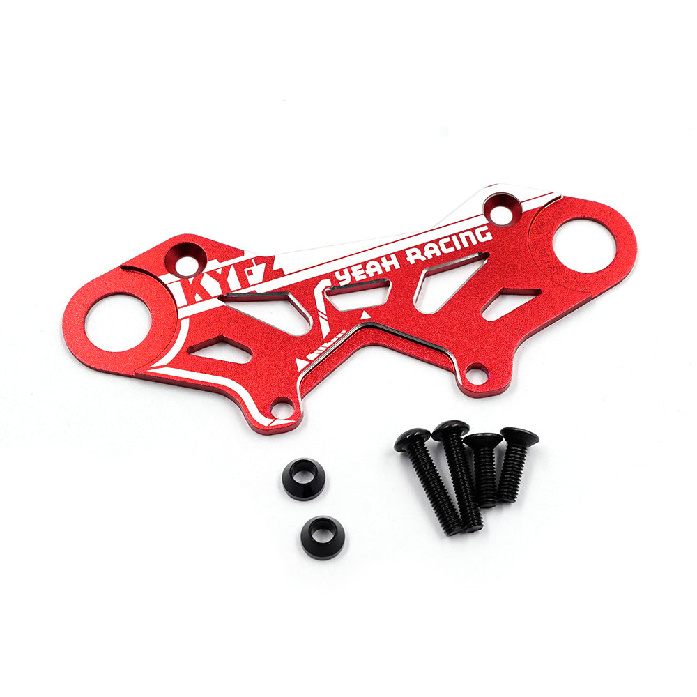 Yeah Racing - Aluminum Bumper Plate For Kyosho 1/10 Fazer Mk2 - KYFZ-011RD