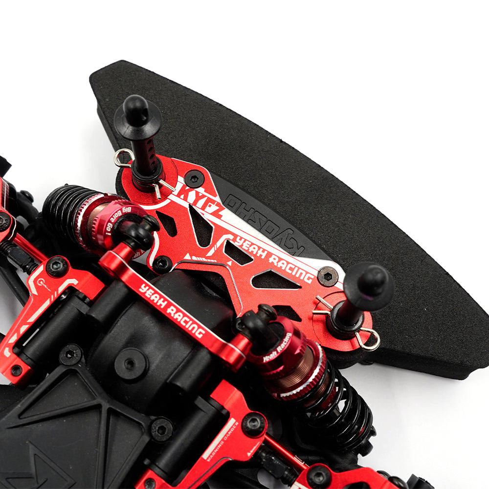 Yeah Racing - Aluminum Bumper Plate For Kyosho 1/10 Fazer Mk2 - KYFZ-011RD