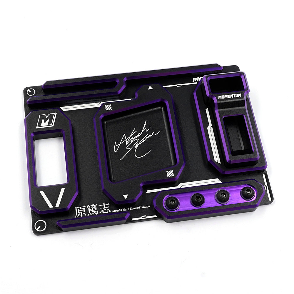 (SALE) Momentum - PRO 7075 Aluminium Setup Station Tray Limited Edition (Atsushi Hara limited edition) MMT-023