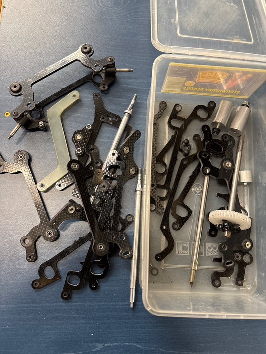 Box of Schumacher Supastox & Atom Spares