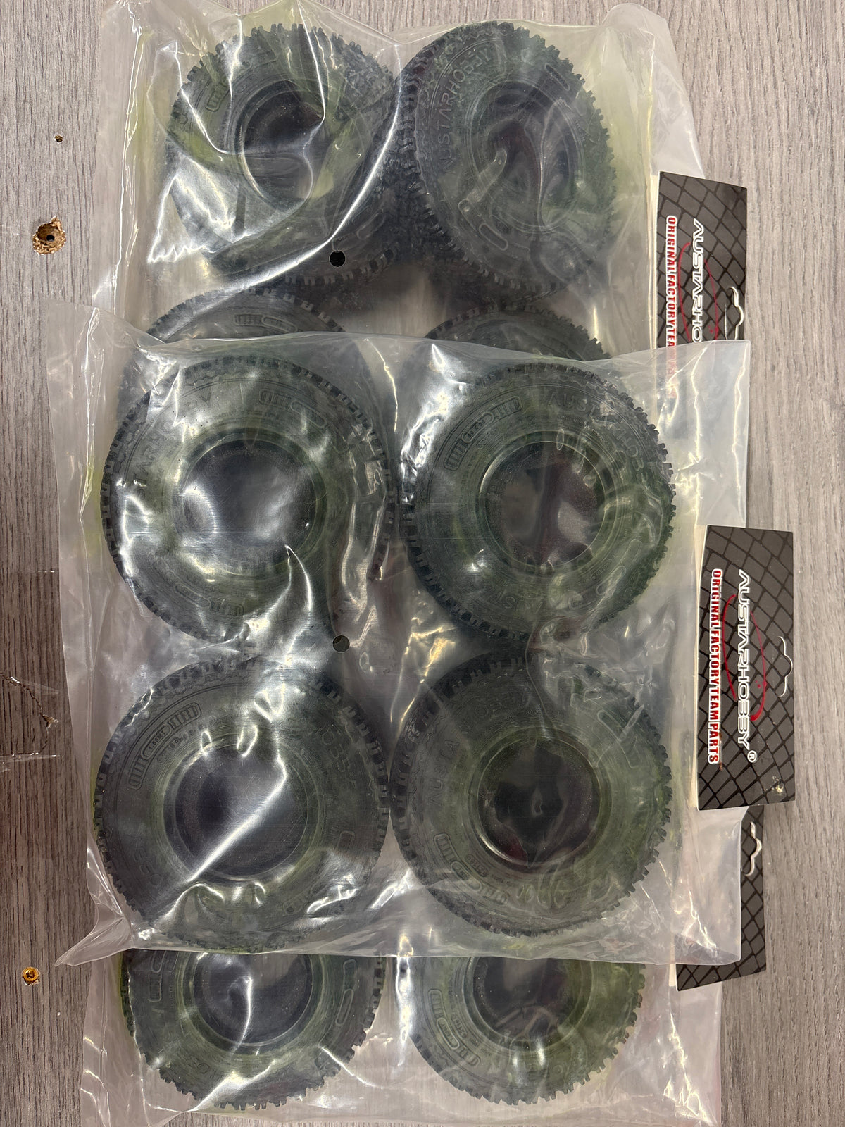 Clearance - 3x packs of 4pc RC Rock Crawler Tyres (16pc) - Wheel Size 43mm dia x 26mm wide - outer dia 86mm (Includeds Foam Inserts)