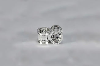 Tamiya - Chrome Wheels L&R 1Pc Double Blaze - 440196 TAMIYA SPARES