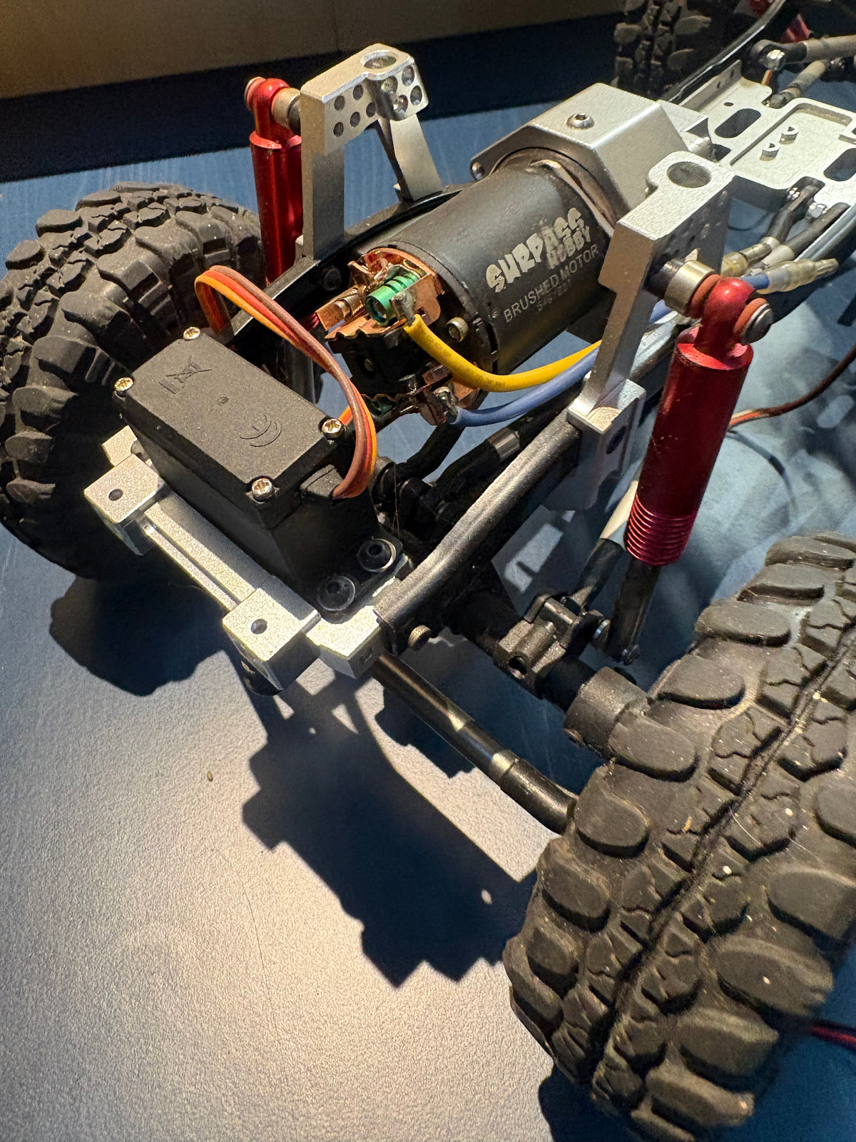 Used - Unfinished Rock Crawler Project (1/10 chassis & 7th scale Body & Figure) Motor, Servo Included