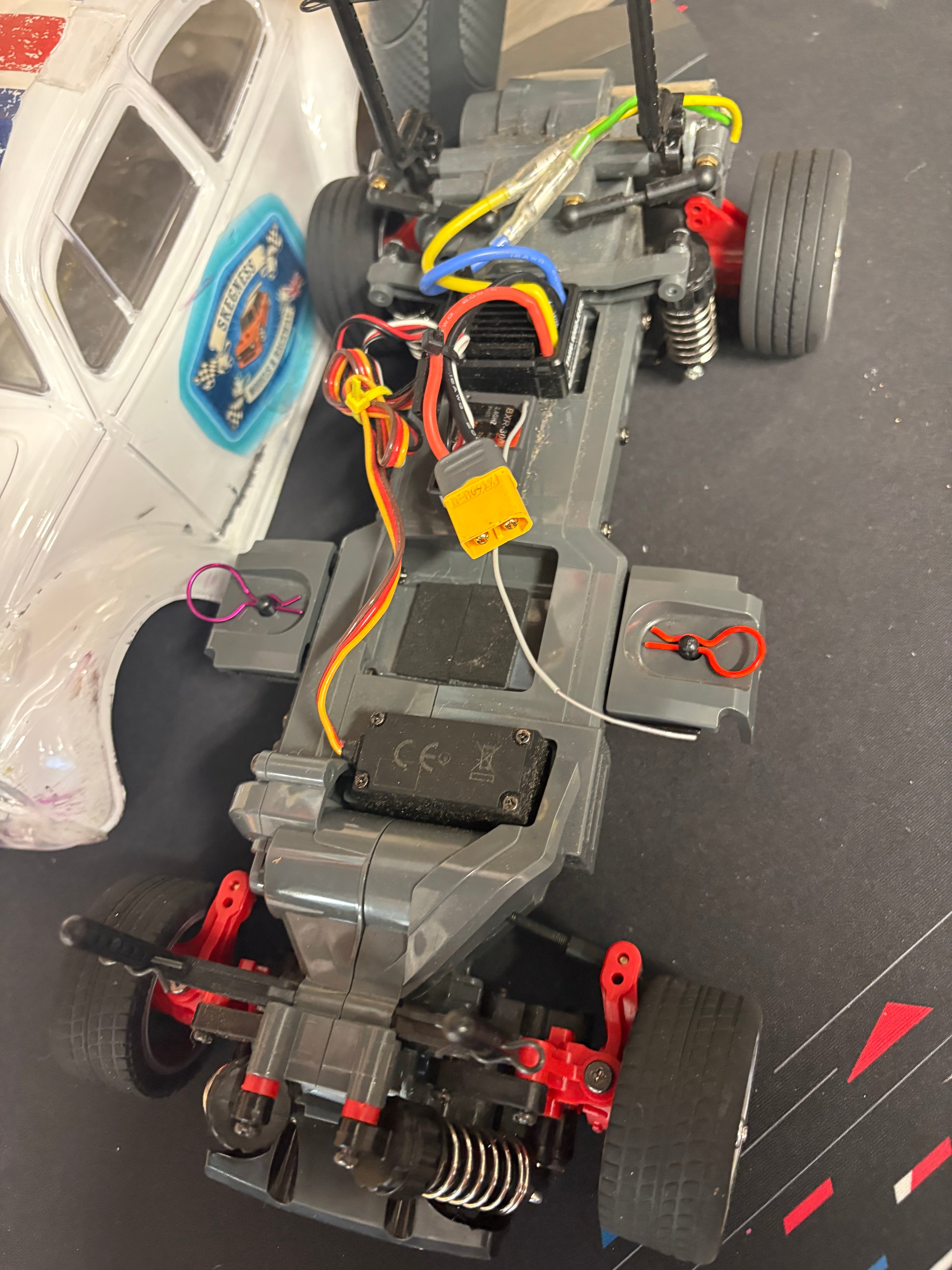 Ex-Hire Car Beetle - RWD 1/10 M-Chassis Tamiya MF01X - With Wheel Radio, ESC & Motor - Just add Battery & Charger