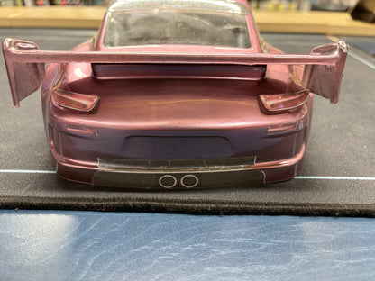 1/12 Porsche Body - Anodised Pink GT12 Atom Body 201mm wheelbase by 164mm wide (With stick kit applied)