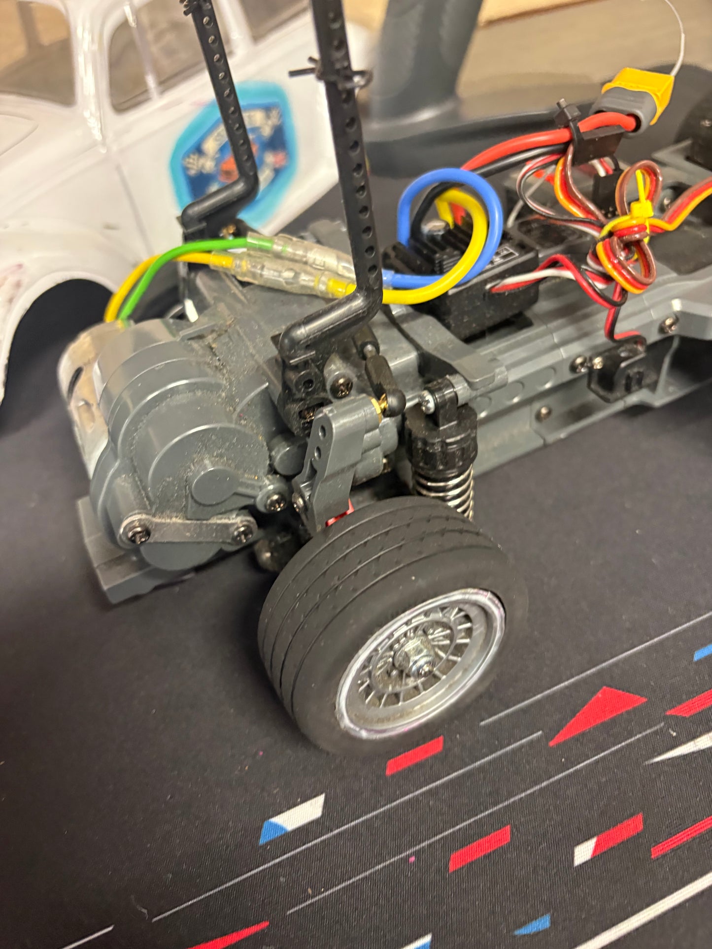 Ex-Hire Car Beetle - RWD 1/10 M-Chassis Tamiya MF01X - With Wheel Radio, ESC & Motor - Just add Battery & Charger
