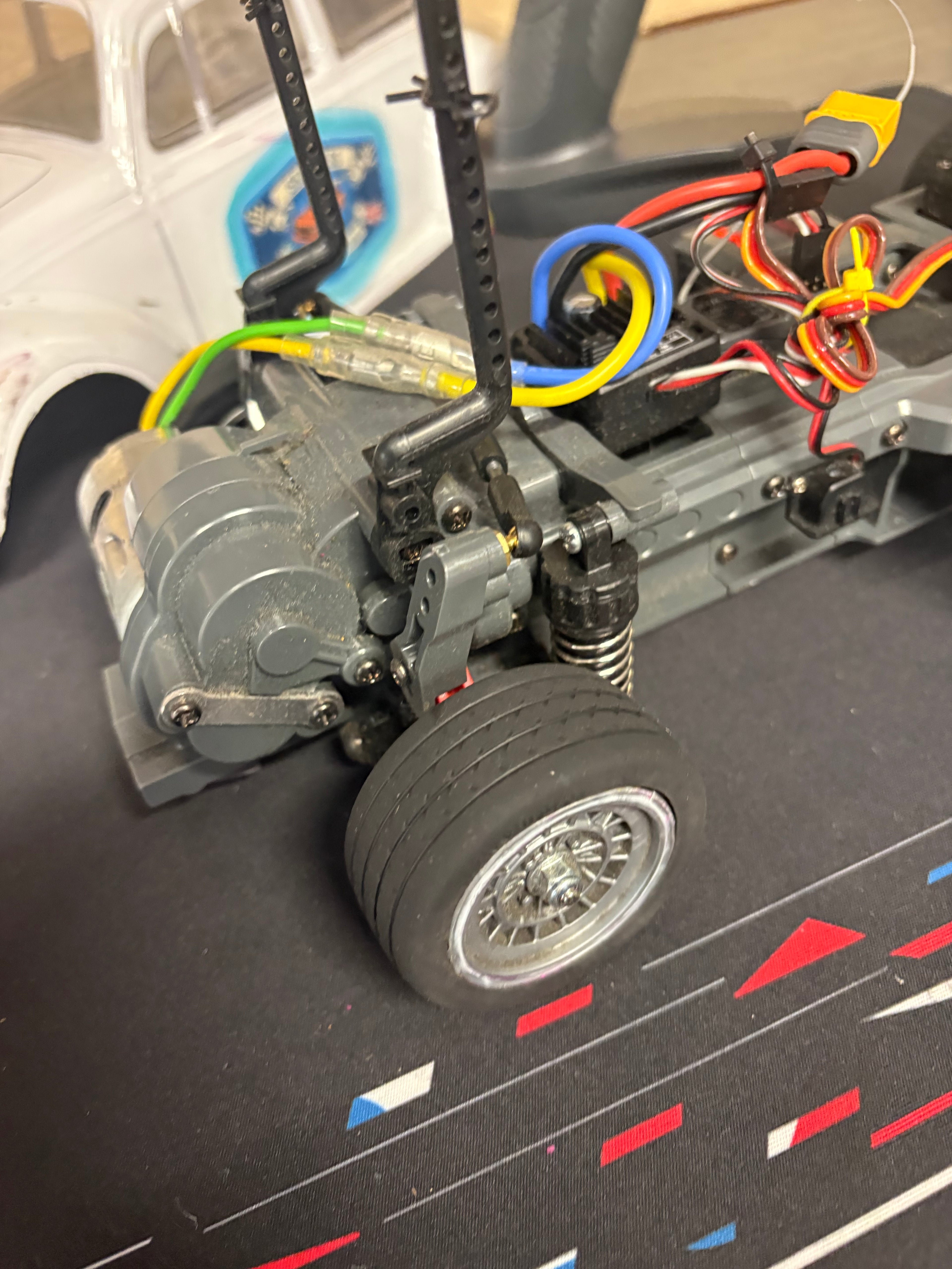 Ex-Hire Car Beetle - RWD 1/10 M-Chassis Tamiya MF01X - With Wheel Radio, ESC & Motor - Just add Battery & Charger