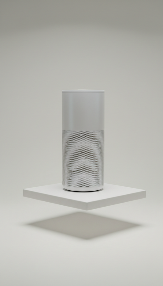 Cloud Silver smart speaker