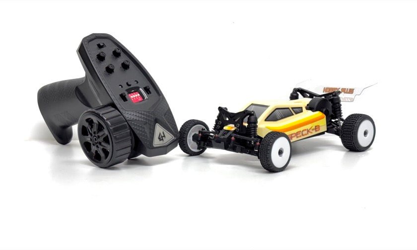 Hobby Plus - 1:24 2WD Buggy "Speck-B" RTR (Razor Orange) + Absima Case - HBP2410250-C2-Case