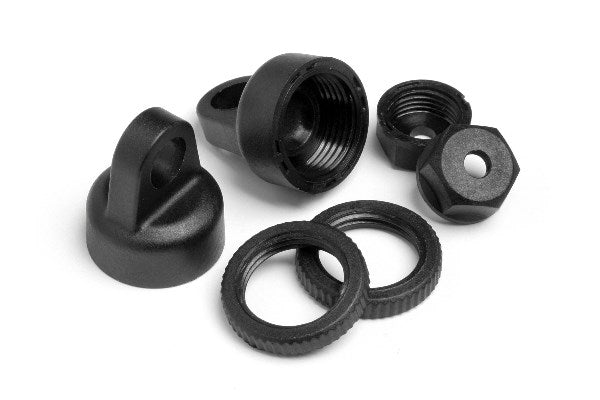 HPI Racing - Shock Cap And Preload Collar Set - HP100317