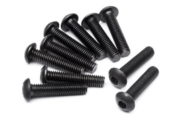 HPI Racing - Button Head Screw M3X14Mm (Hex Socket/10Pcs) - HP100559