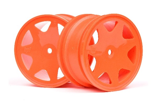 HPI Racing - Ultra 7 Wheels Orange 35Mm (2Pcs) - HP100623