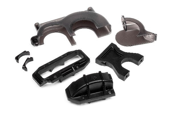 HPI Racing - Center Bulkhead/Spur Gear Cover Set - HP100845