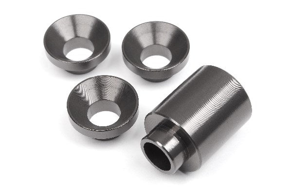 HPI Racing - Spacer Set For Clutch Bell Holder (Gunmetal) - HP102174