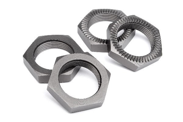 HPI Racing - Wheel Nut 24Mm (Gunmetal/4Pcs) - HP102216