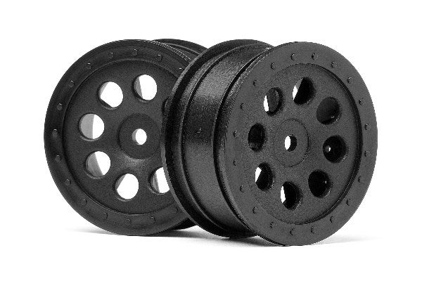 HPI Racing - St-8 Wheel Black (0Mm Offset/2Pcs) - HP103039