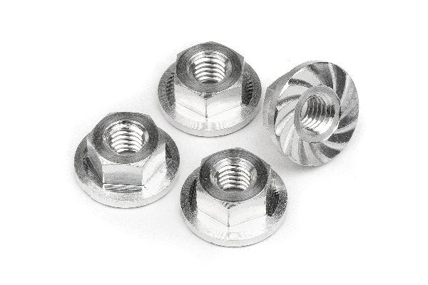 HPI Racing - Serrated Flange Nut M4X10.8Mm (4Pcs) - HP103908