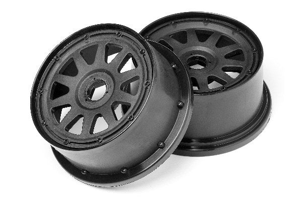HPI Racing - Tr-10 Wheel Black (120X65Mm/-10Mm Offset) - HP104971
