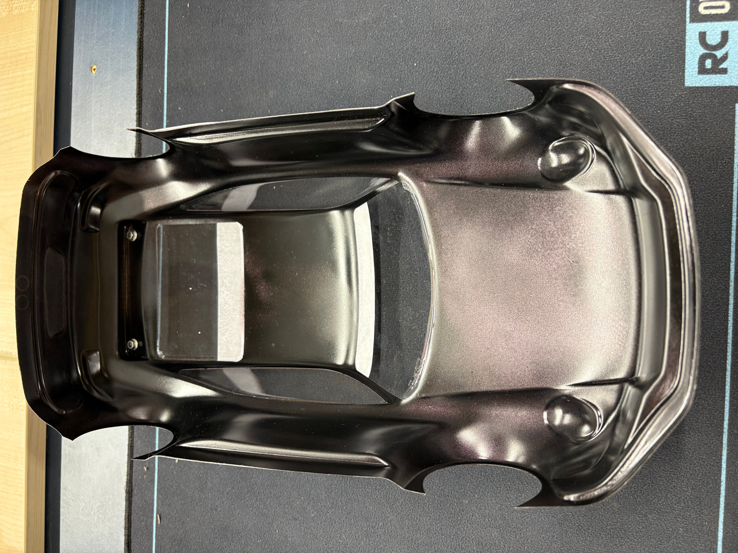 1/12 Porsche Body - Anodised Pink GT12 Atom Body 201mm wheelbase by 164mm wide (With stick kit applied)