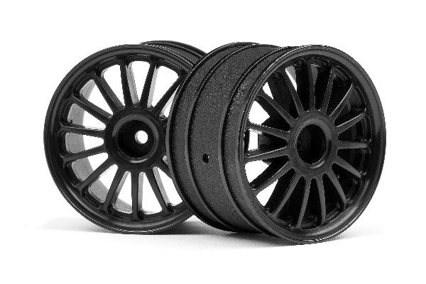 HPI Racing - WR8 Tarmac Wheel Black (2.2inch57X35Mm/2Pcs) - HP107972