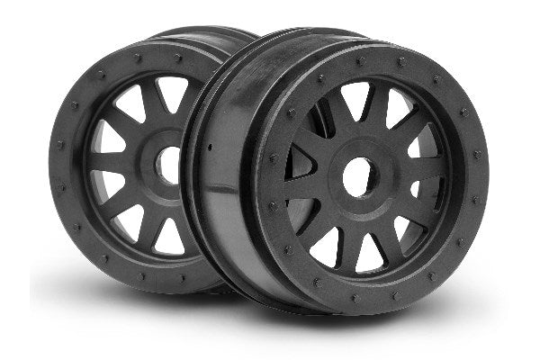 HPI Racing - Tr-10 Glue-Lock Wheel Gunmetal (120X60Mm/2Pcs) - HP108323