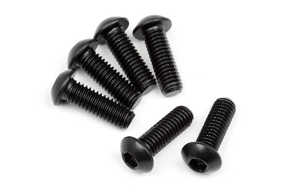 HPI Racing - Button Head Screw M6X18Mm (Hex Socket) (6Pcs) - HP108709